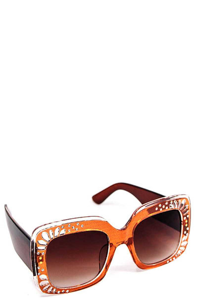 Designer Rhinestone Modern Wayfarer