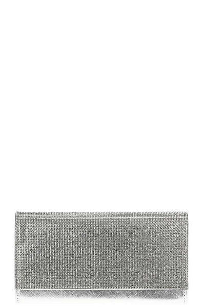 Stylish Multi Rhinestone Party Clutch With Chain