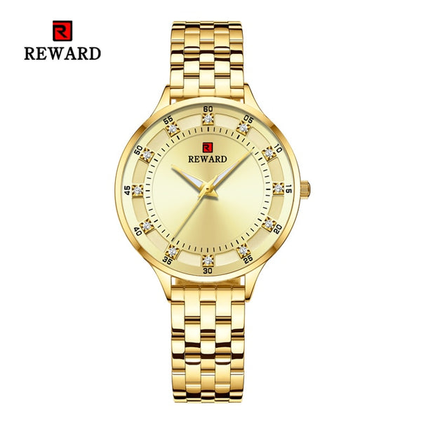 REWARD Women Fashion Luxury Quartz Waterproof Wristwatch