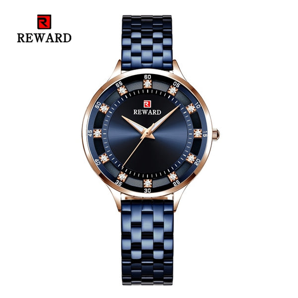 REWARD Women Fashion Luxury Quartz Waterproof Wristwatch