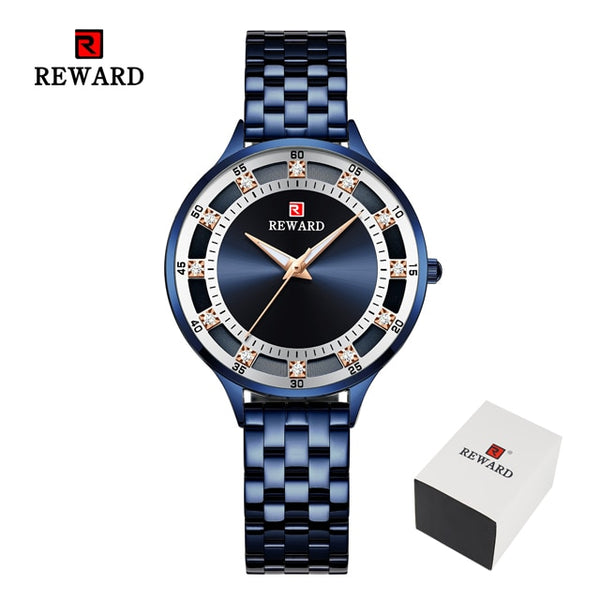 REWARD Women Fashion Luxury Quartz Waterproof Wristwatch