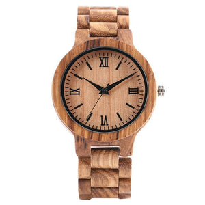 YISUYA New Fashion Handmade Nature Wood Bamboo Quartz Watch For Men and Women