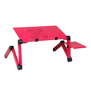 Laptop Portable Table Stand With Adjustable Folding Ergonomic Design.