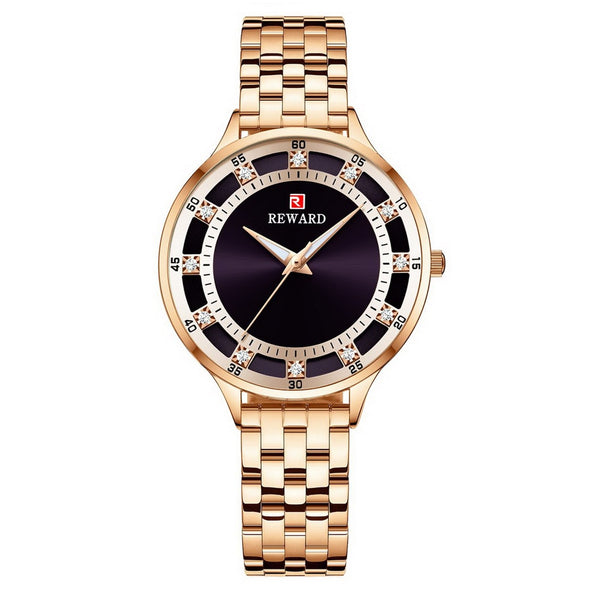 REWARD Women Fashion Luxury Quartz Waterproof Wristwatch