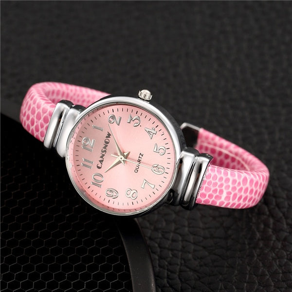 2020 Pink Hodinky Lady Elegantly Sexy Bracelet Casual Quartz Wristwatch